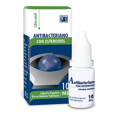 ANTIBACTERIANO c/ ESTEROIDES x 10 ml