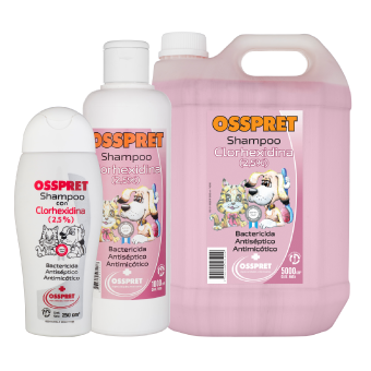SHAMPOO c/ CLORHEXIDINA x 250 cc