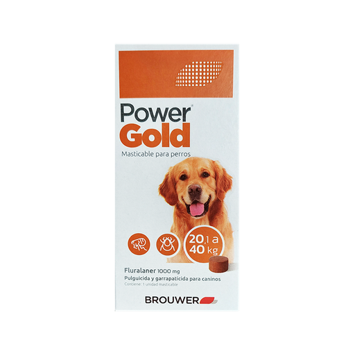 POWER GOLD 3 MESES - 20/40 KG(Naranja) 1.000 mg