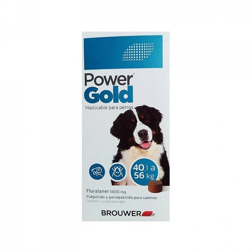 POWER GOLD 3 MESES 40/56 KG(azul) 1.400 mg